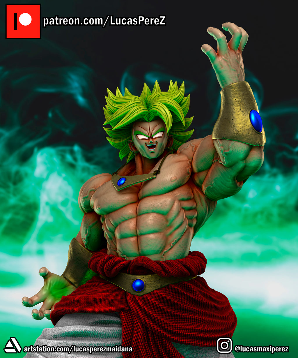 Legendary Super Saiyan Broly 1/6 Scale Collectible Statue / Miniature – Lucas Perez