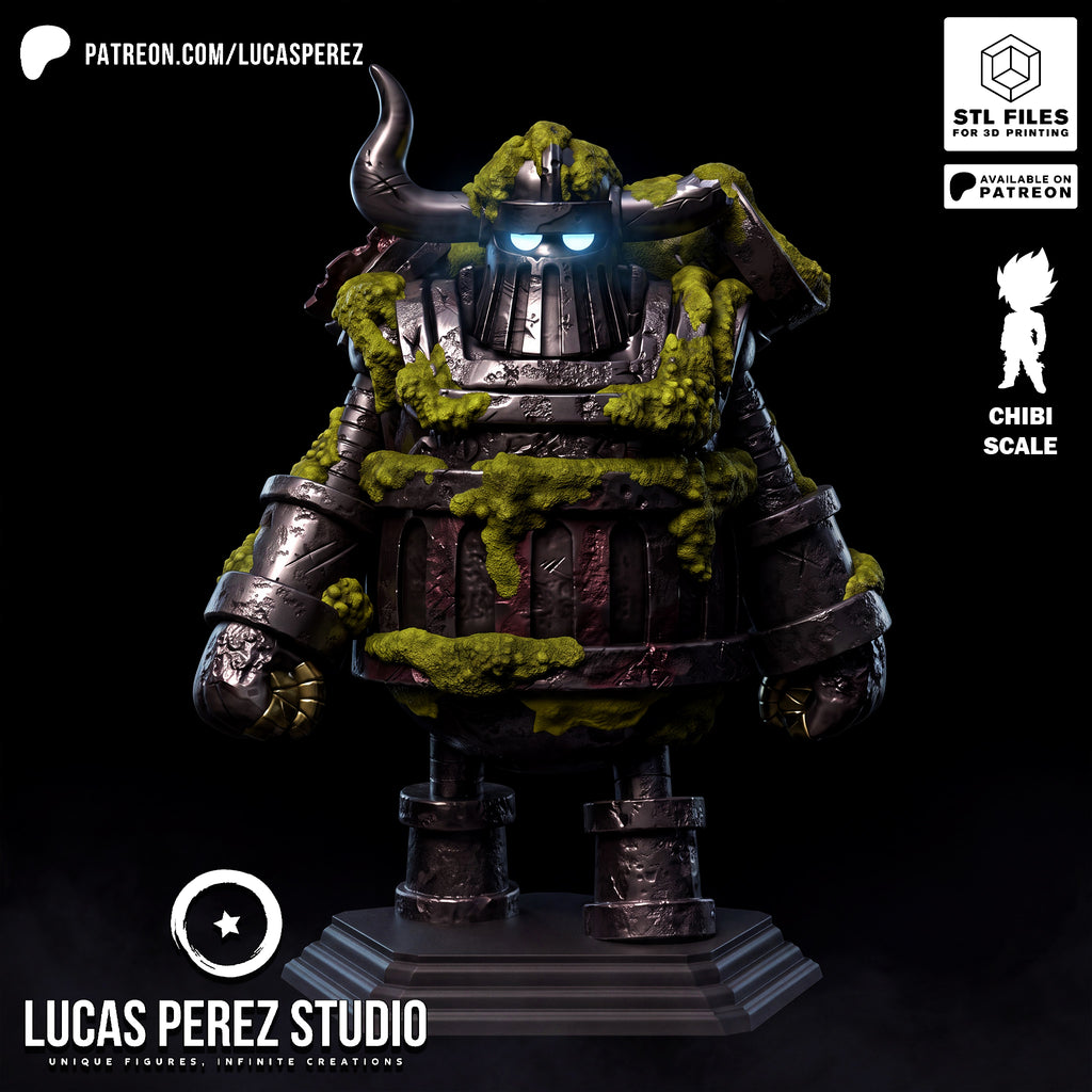 Emet The Iron Giant Chibi Resin Statue - 1/6 Scale One Piece Collectible