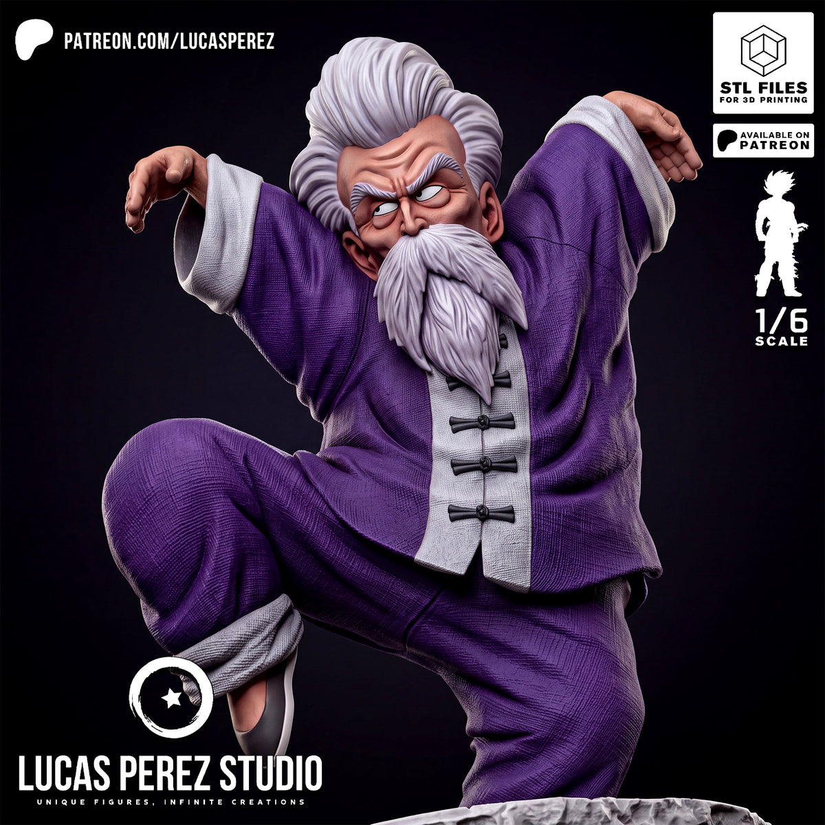 Jackie Chun Dynamic Pose 1/6 Scale Resin Statue - Custom Anime Art Toy