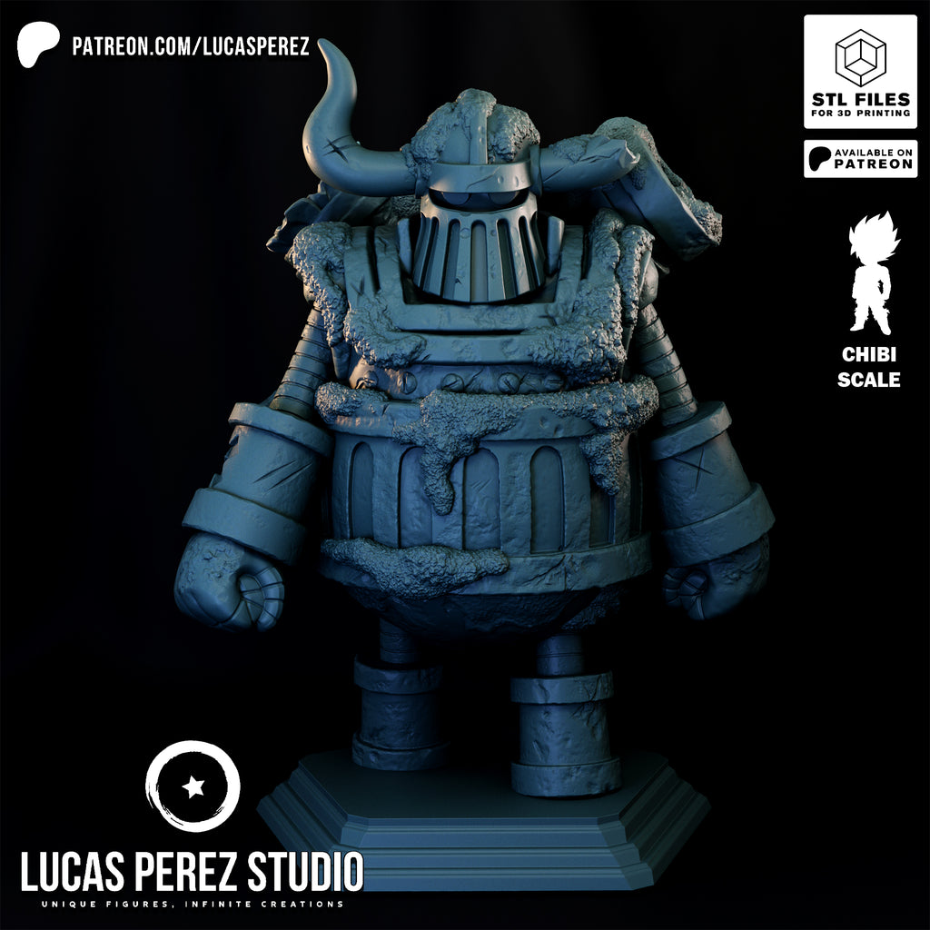 Emet The Iron Giant Chibi Resin Statue - 1/6 Scale One Piece Collectible