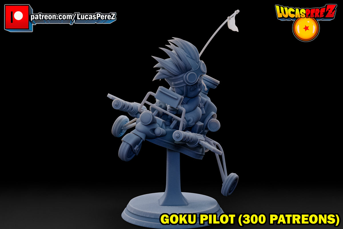Goku Pilot on Combat Speeder / Mecha 1/6 Scale Collectible Statue – Lucas Perez