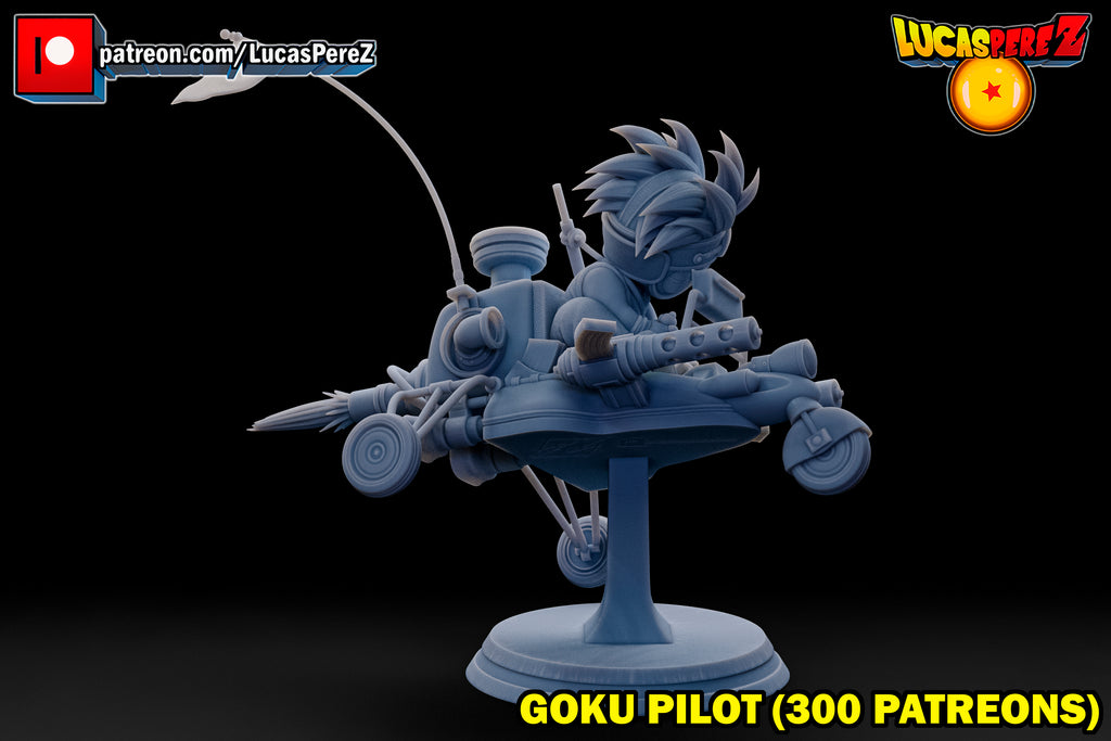 Goku Pilot on Combat Speeder / Mecha 1/6 Scale Collectible Statue – Lucas Perez