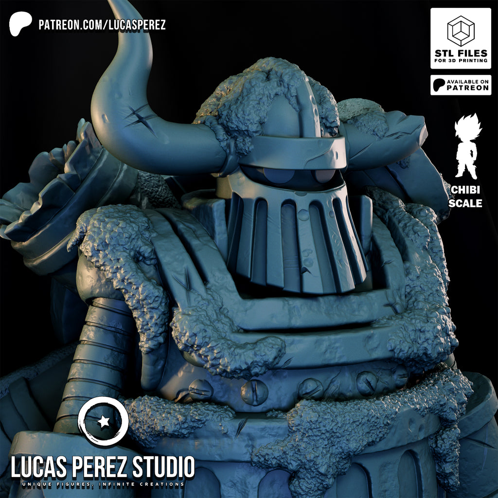 Emet The Iron Giant Chibi Resin Statue - 1/6 Scale One Piece Collectible