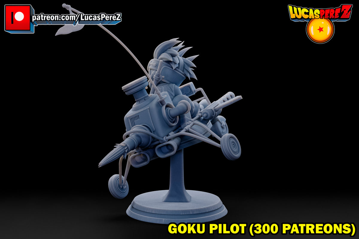 Goku Pilot on Combat Speeder / Mecha 1/6 Scale Collectible Statue – Lucas Perez