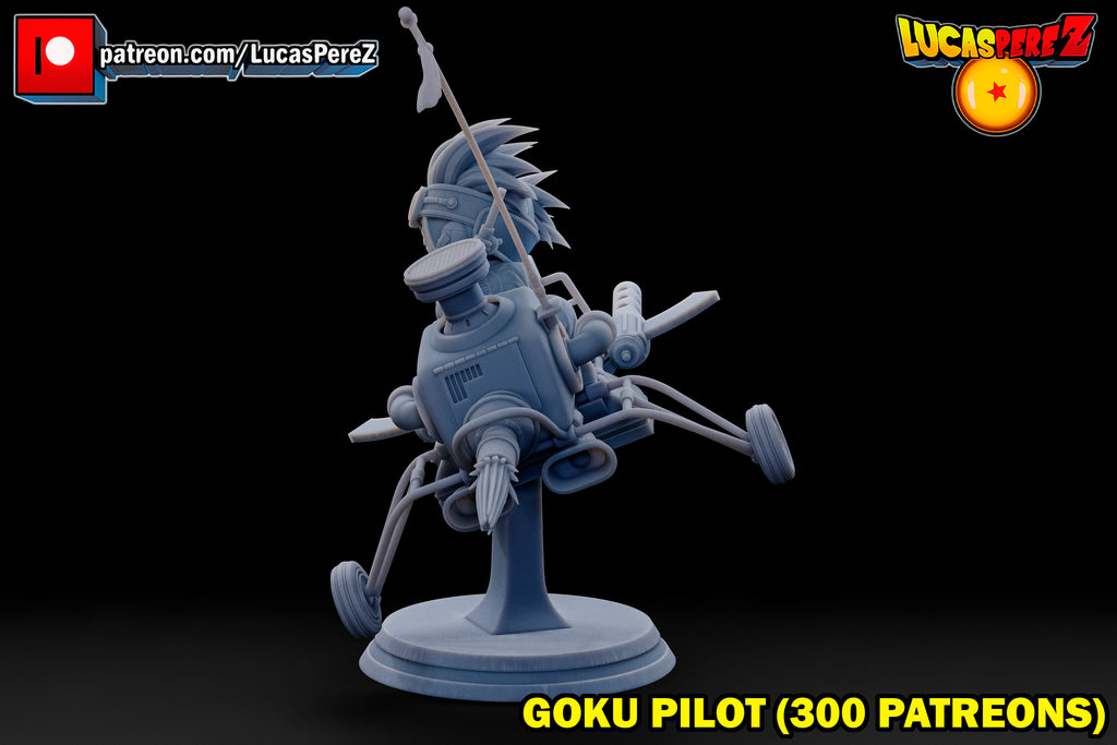 Goku Pilot on Combat Speeder / Mecha 1/6 Scale Collectible Statue – Lucas Perez