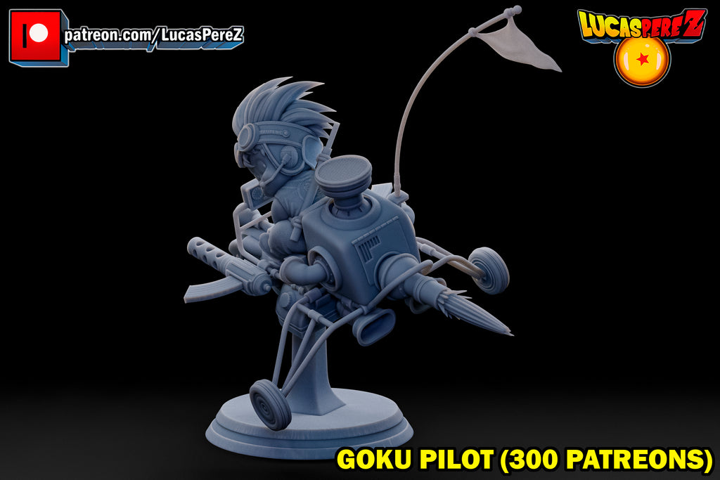 Goku Pilot on Combat Speeder / Mecha 1/6 Scale Collectible Statue – Lucas Perez