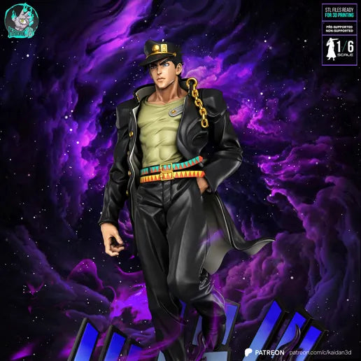 JoJo's Bizarre Adventure - Jotaro Kujo (Stardust Crusaders) Statue | 1/6 Scale | Raw, Primed & Painted Options