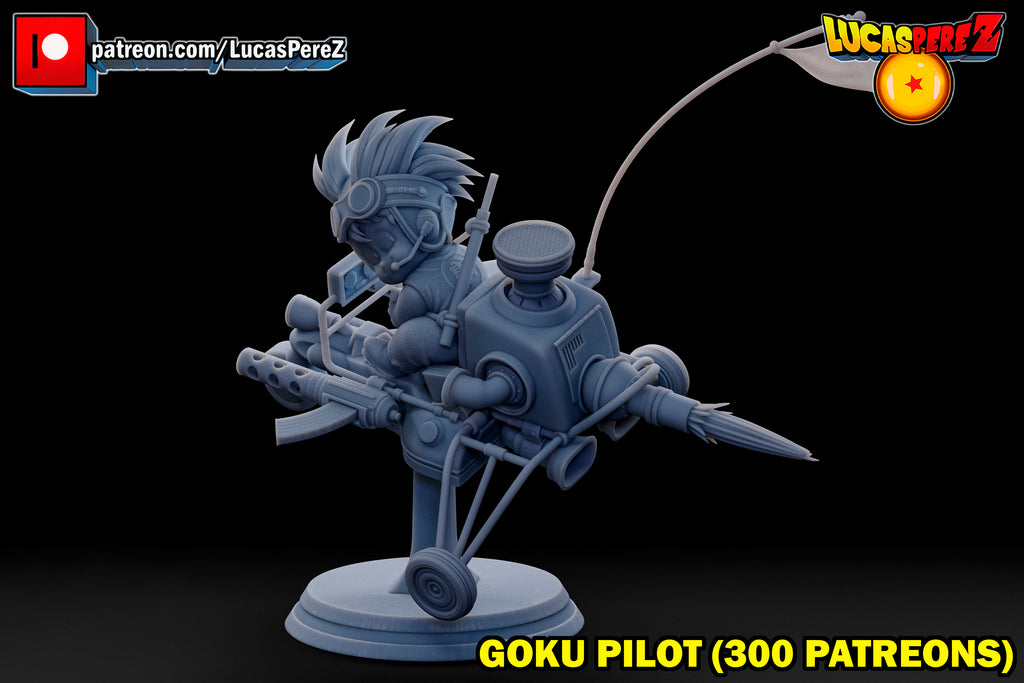 Goku Pilot on Combat Speeder / Mecha 1/6 Scale Collectible Statue – Lucas Perez