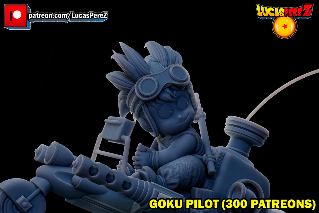 Goku Pilot on Combat Speeder / Mecha 1/6 Scale Collectible Statue – Lucas Perez
