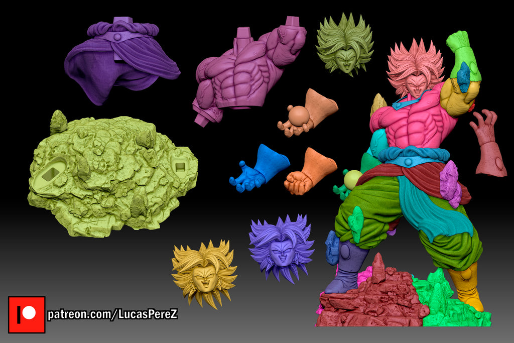 Legendary Super Saiyan Broly 1/6 Scale Collectible Statue / Miniature – Lucas Perez