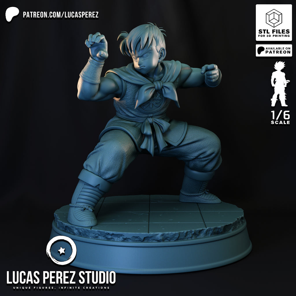 Yamcha Martial Arts Pose Resin Statue -1/6 Scale Dragon Ball Collectible