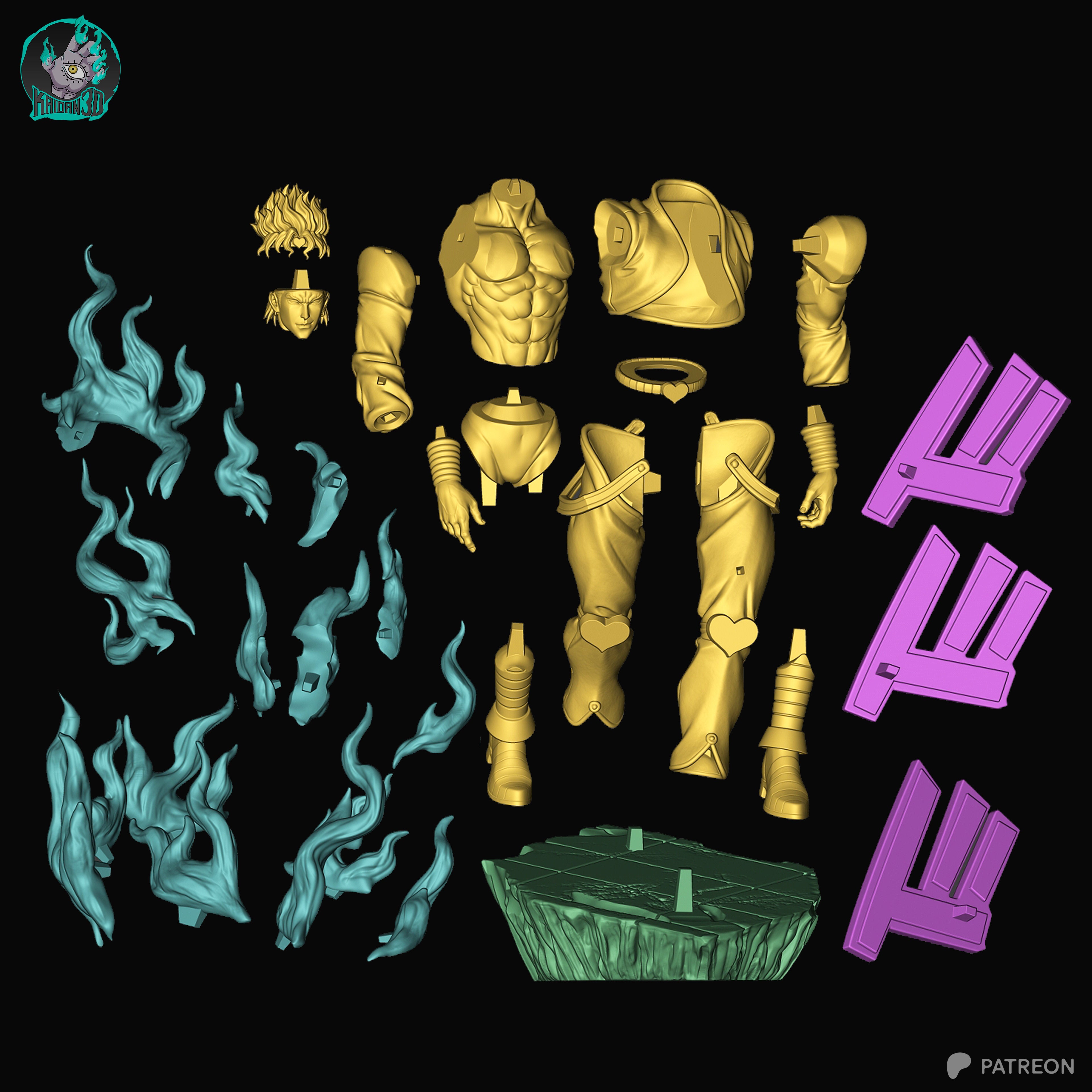 JoJo's Bizarre Adventure - DIO (Stardust Crusaders) Statue | 1/6 Scale | Raw, Primed & Painted Options