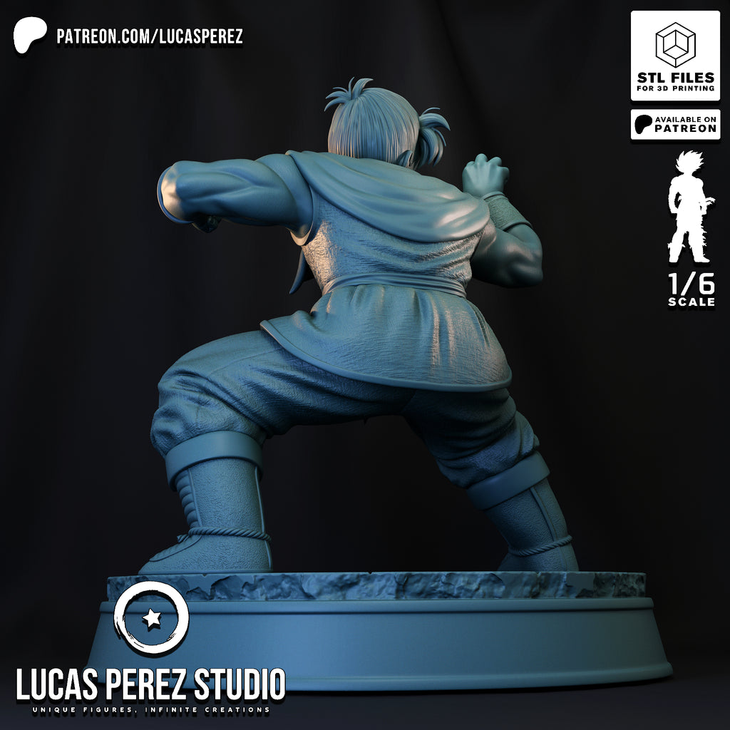 Yamcha Martial Arts Pose Resin Statue -1/6 Scale Dragon Ball Collectible