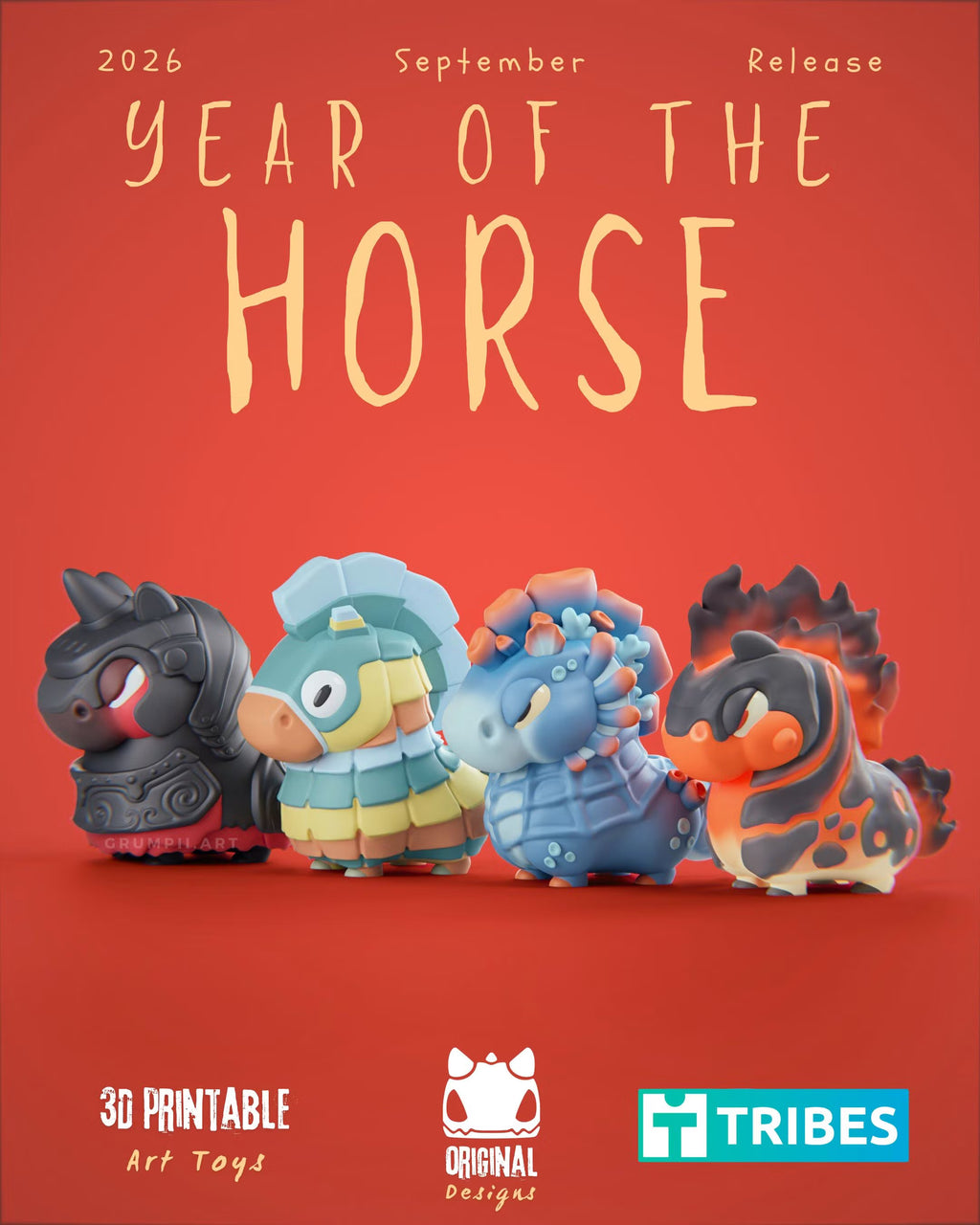 Year of the Horse Art Toys | Designer Collectible Figures – Billy Bones Emporium