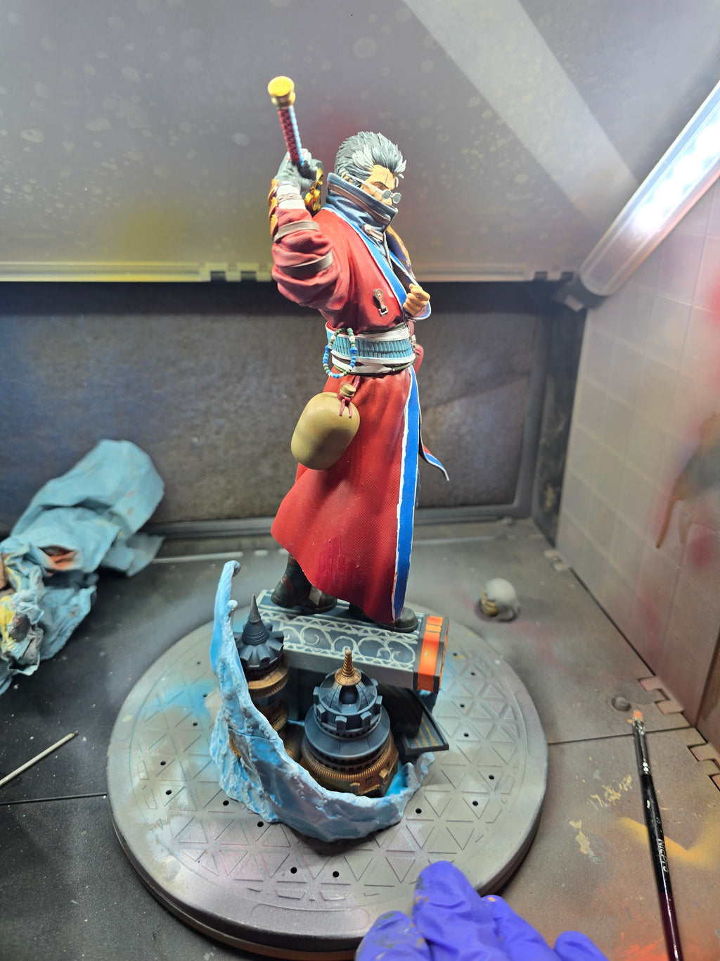 Legendary Guardian Auron (Final Fantasy X) – 3D Resin Model Kits, Bust & Custom Painted Masterpiece