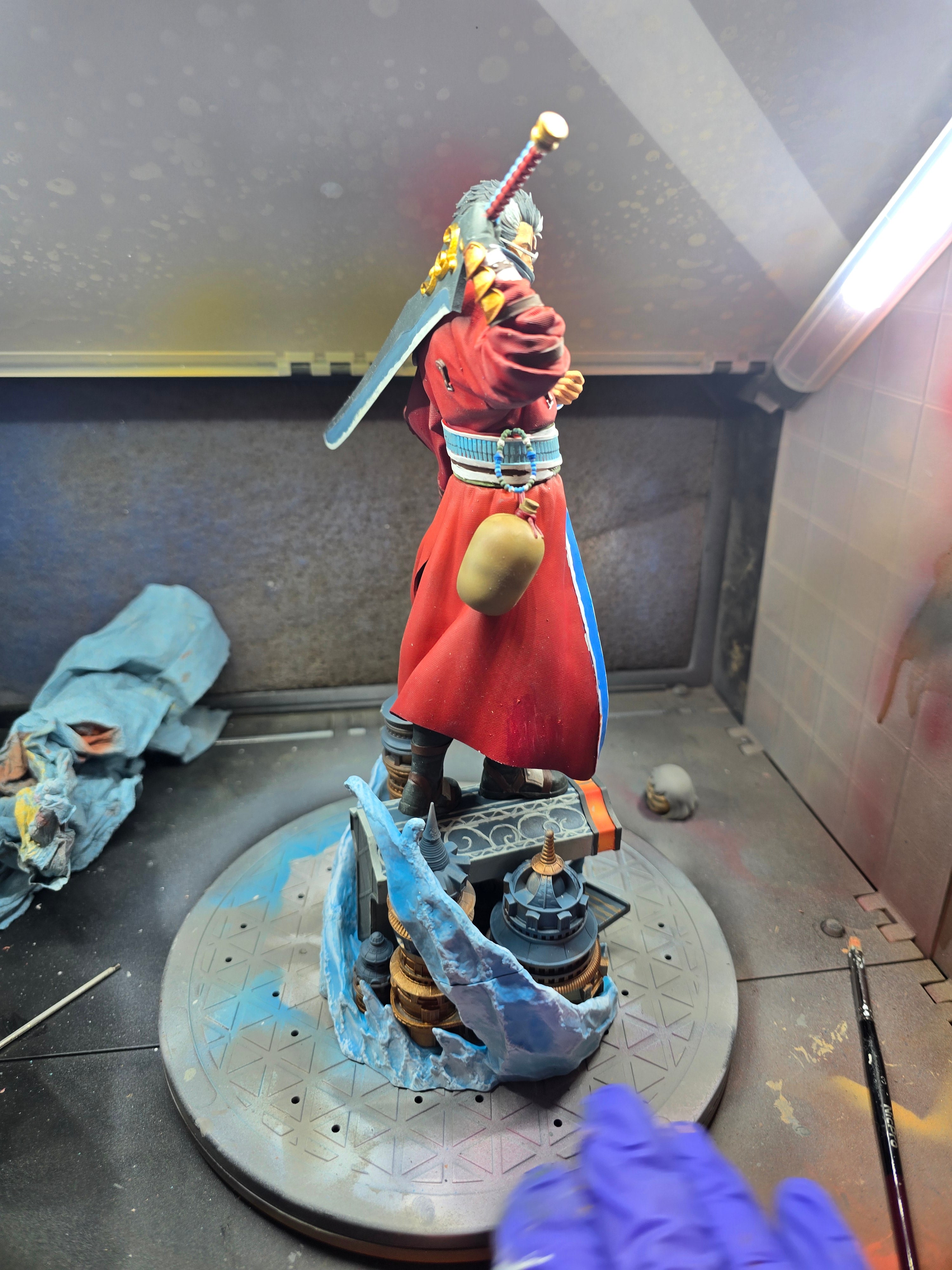 Legendary Guardian Auron (Final Fantasy X) – 3D Resin Model Kits, Bust & Custom Painted Masterpiece
