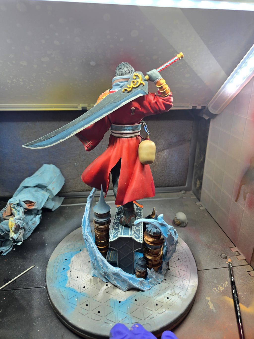 Legendary Guardian Auron (Final Fantasy X) – 3D Resin Model Kits, Bust & Custom Painted Masterpiece