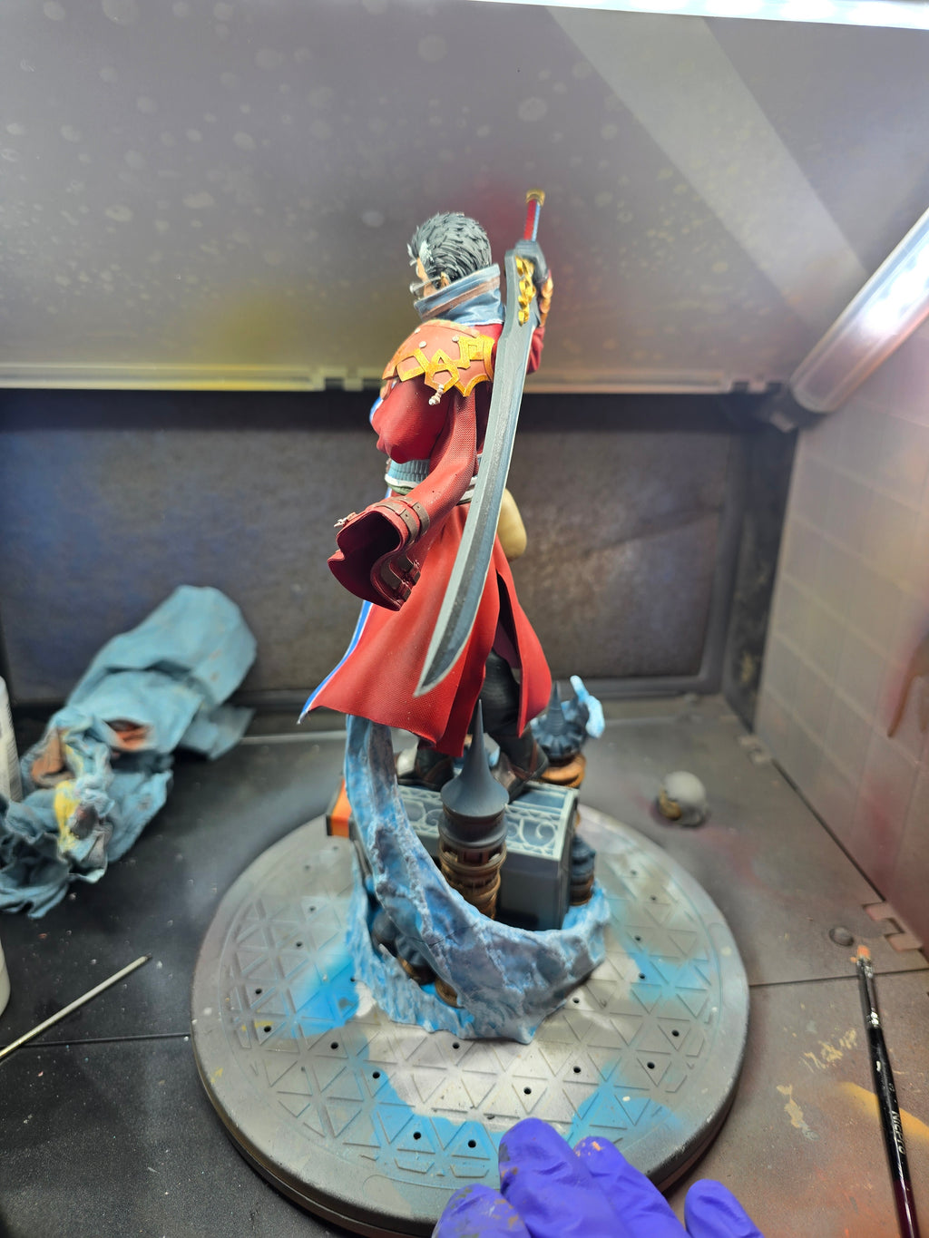 Legendary Guardian Auron (Final Fantasy X) – 3D Resin Model Kits, Bust & Custom Painted Masterpiece