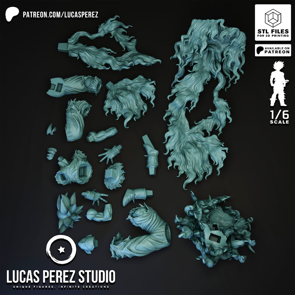 Goku Ultra Instinct (Sign) 1/6 Scale Collectible Statue / Diorama – Lucas Perez Studio