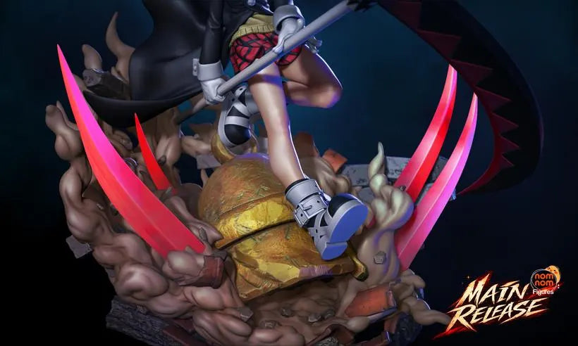 Maka Albarn - Scythe Meister Statue Kit – 1:10 Scale Display Figure & Miniature | Nomnom Figures
