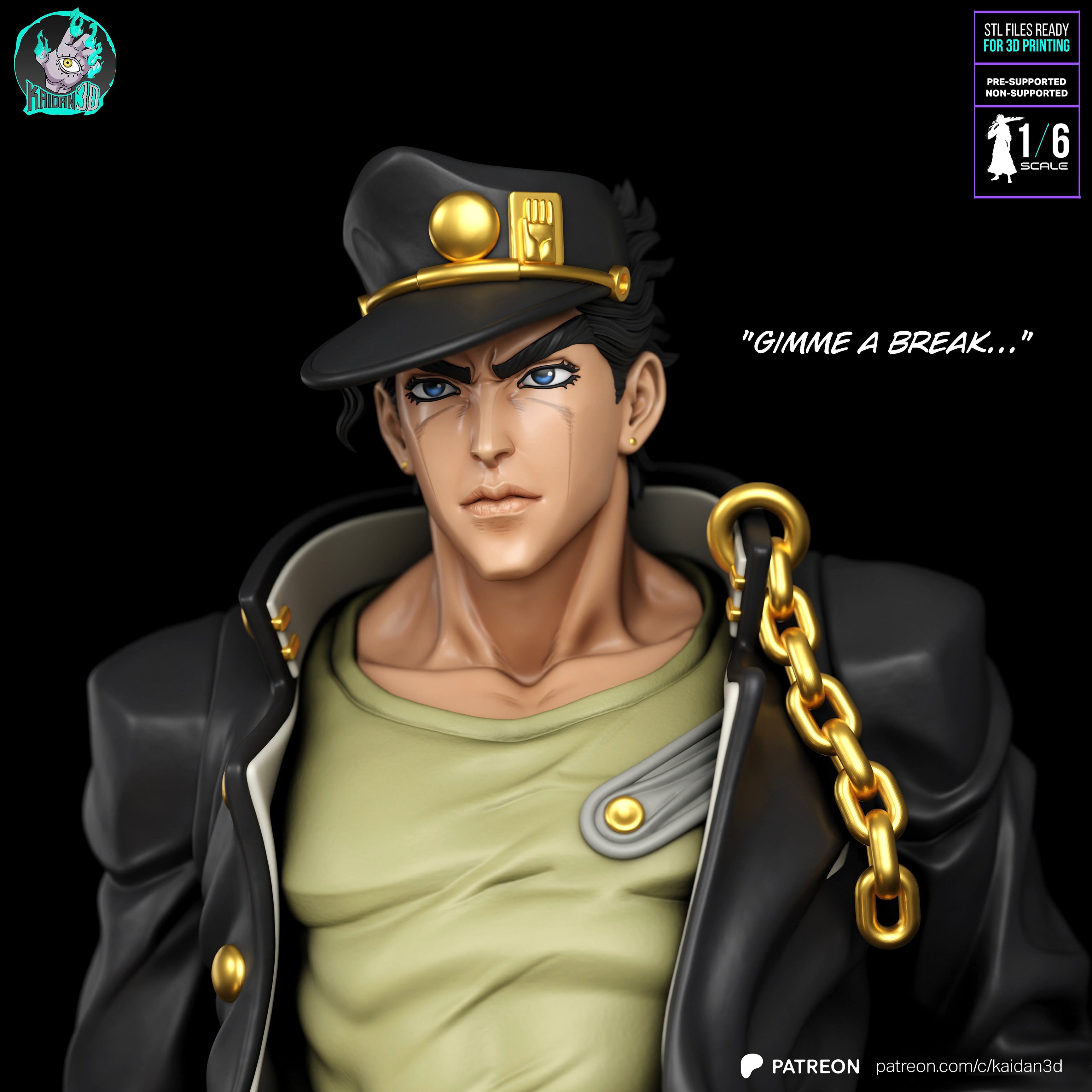 JoJo's Bizarre Adventure - DIO & Jotaro Kujo (Stardust Crusaders) Complete Rivalry Statue Set | 1/6 Scale | Raw, Primed & Painted Options
