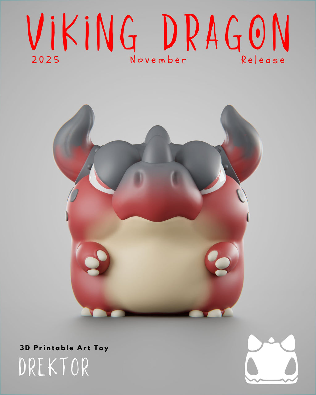 Viking Dragon Collection - 3D Printable Art Toys / Physical Prints
