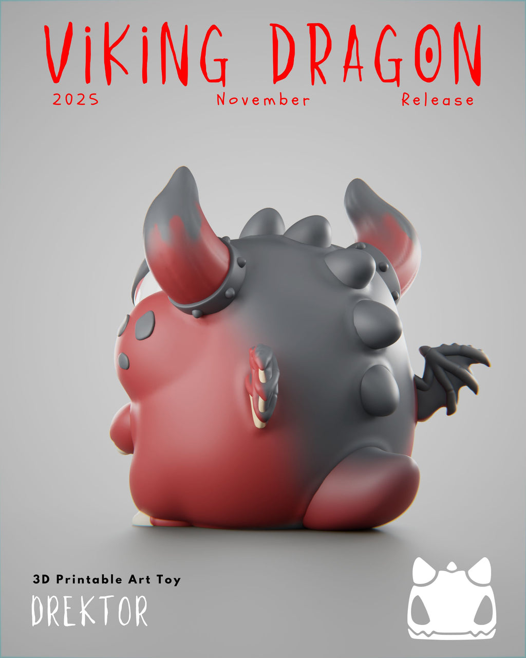 Viking Dragon Collection - 3D Printable Art Toys / Physical Prints