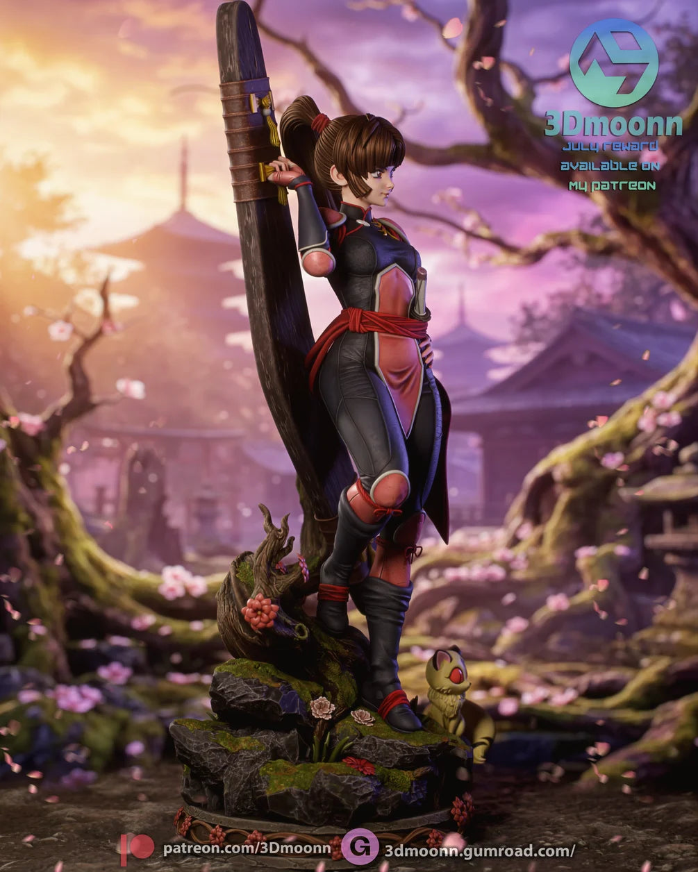 Sango & Kirara Statue 1/6 Scale - InuYasha | Billy Bones Emporium