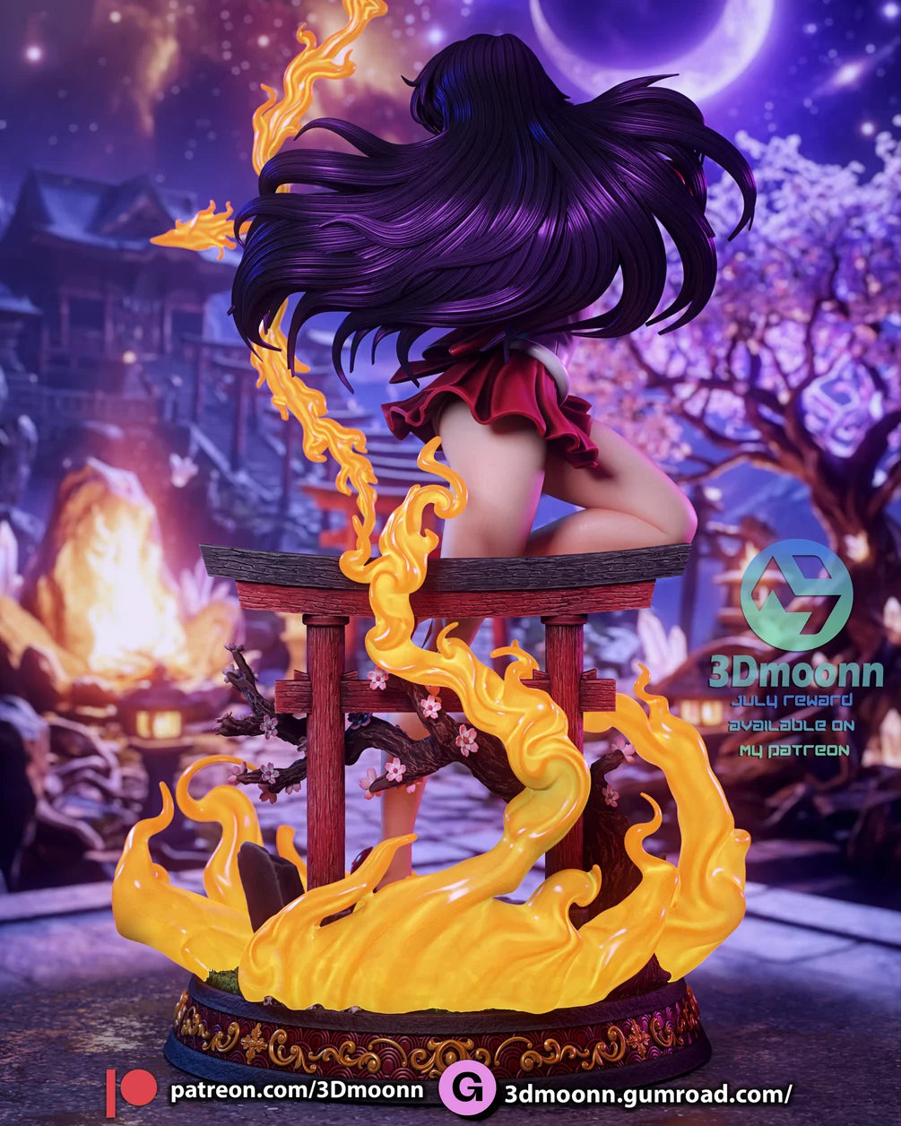 Sailor Mars Statue 1/6 Scale - Sailor Moon | Billy Bones Emporium