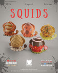 Squids Collection - 3D Printable Art Toys / Physical Prints (Original Designs)
