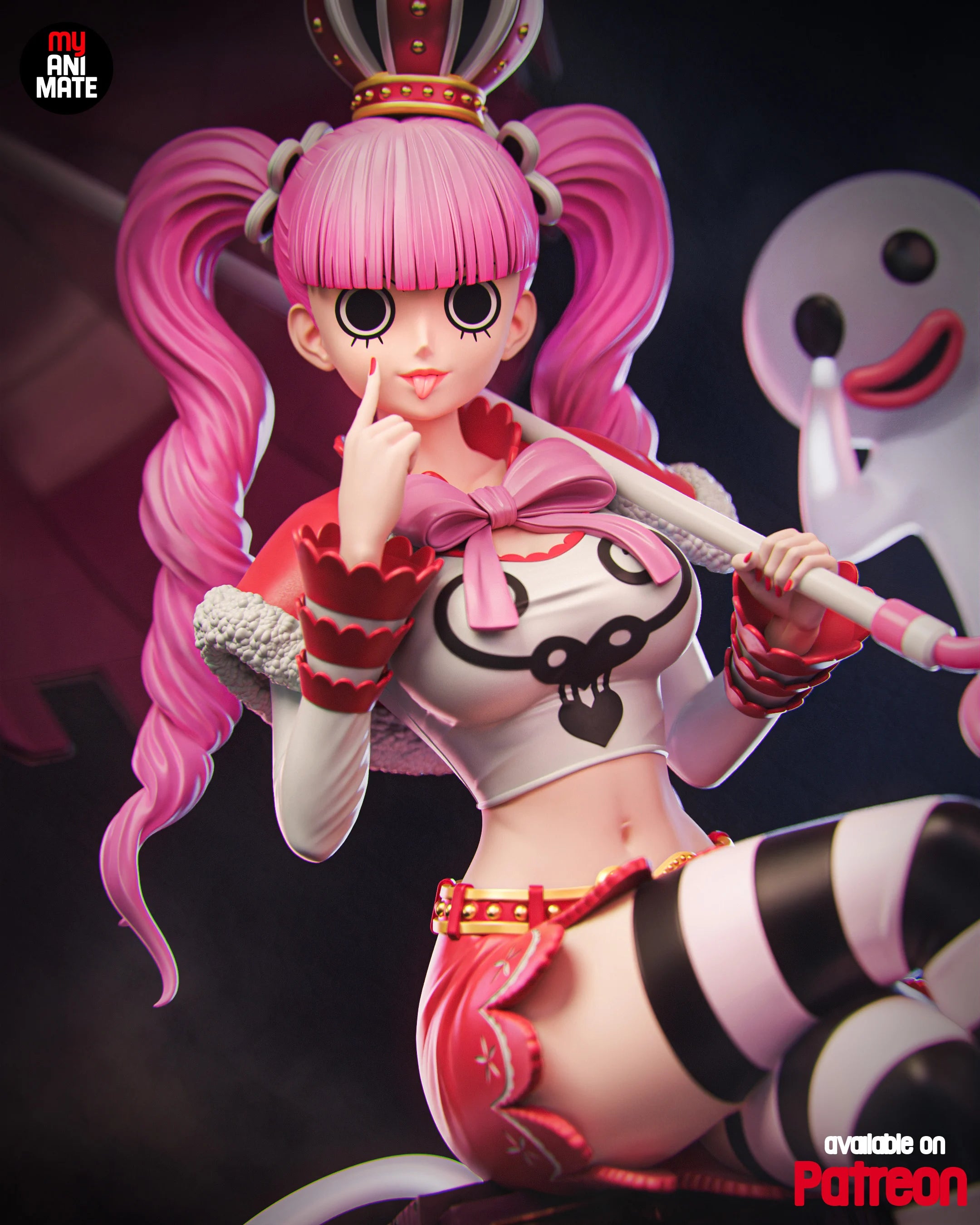 Perona (One Piece) Custom Resin Statue – 1/8 Scale Ghost Princess Collectible Figure
