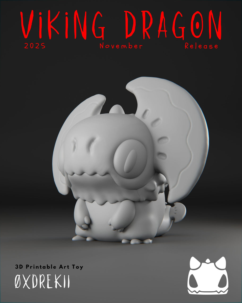 Viking Dragon Collection - 3D Printable Art Toys / Physical Prints