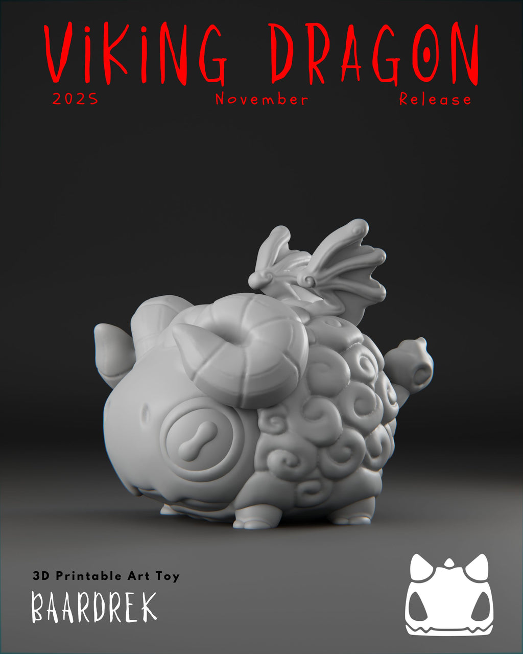 Viking Dragon Collection - 3D Printable Art Toys / Physical Prints