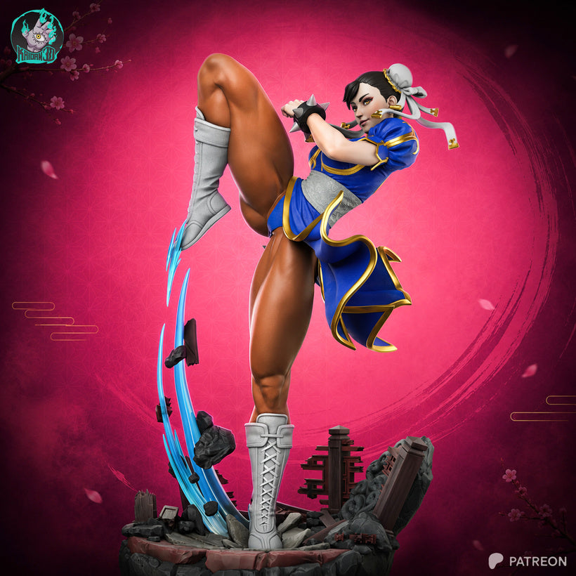 Chun-Li - Street Fighter | High-Precision 3D Printed Resin Statue / Collectible