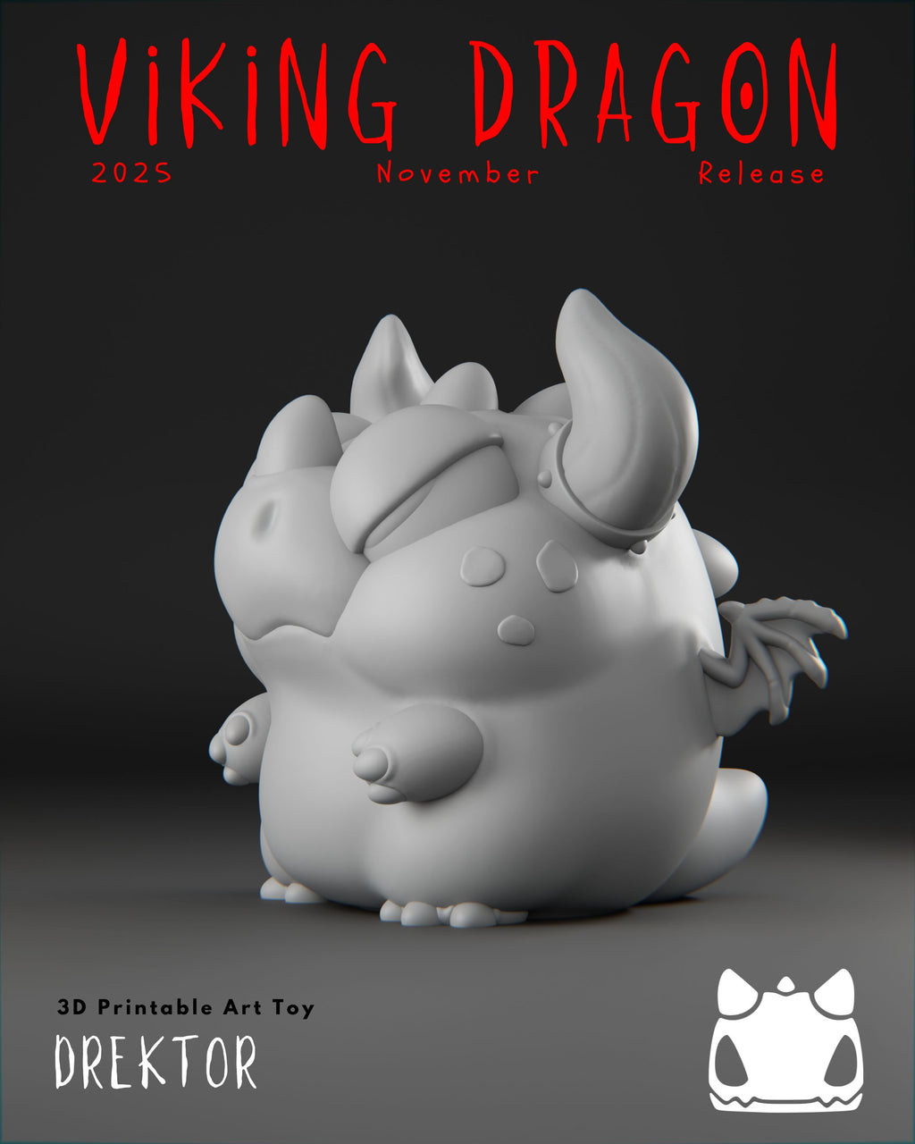 Viking Dragon Collection - 3D Printable Art Toys / Physical Prints