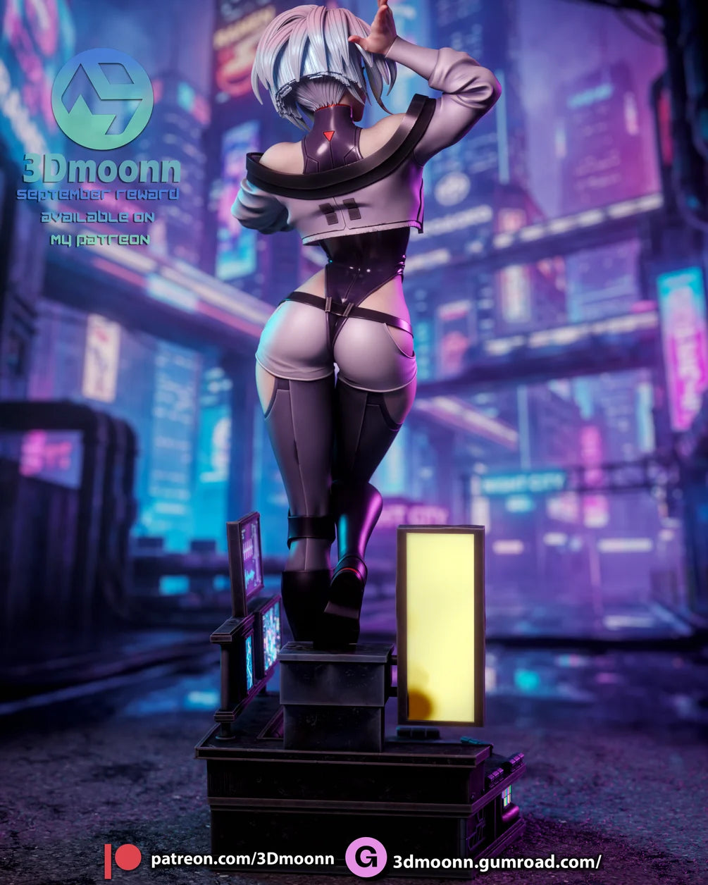 Lucy Statue 1/6 Scale - Cyberpunk Edgerunners | Billy Bones Emporium