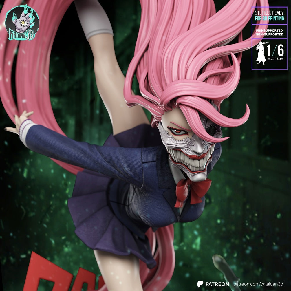 Dandadan - Aira Shiratori 1/6 Scale Resin Statue | 3 Faceplates | Raw, Primed & Painted Options