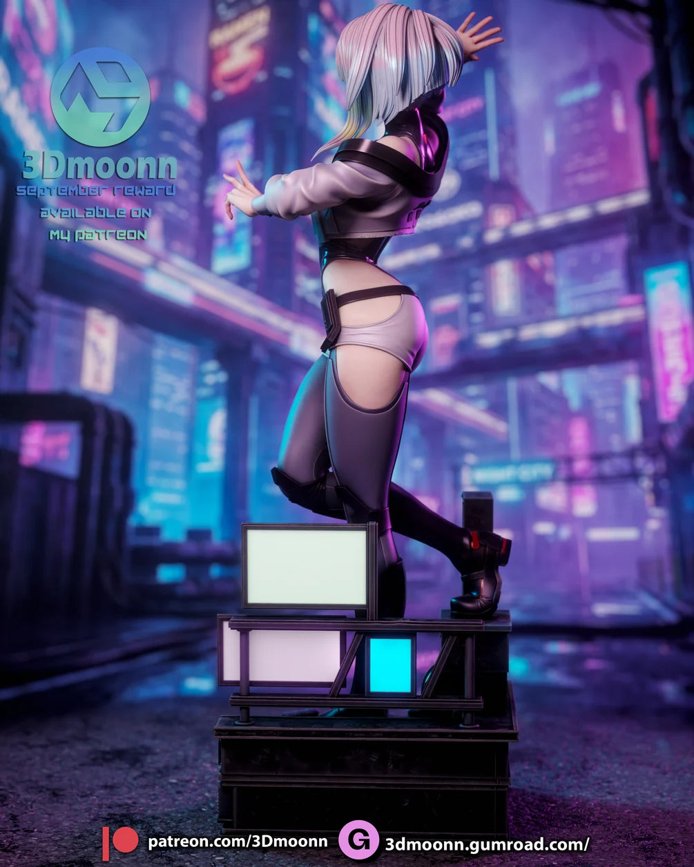 Lucy Statue 1/6 Scale - Cyberpunk Edgerunners | Billy Bones Emporium
