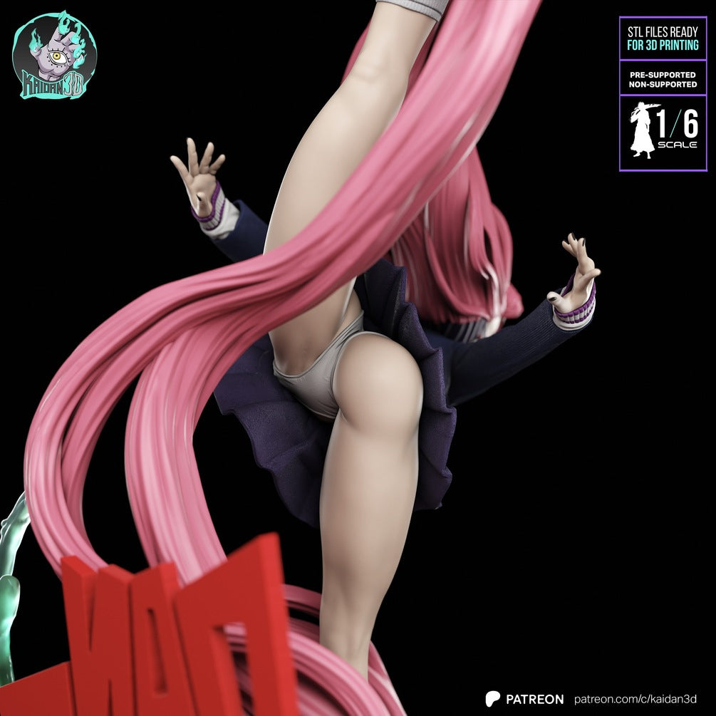 Dandadan - Aira Shiratori 1/6 Scale Resin Statue | 3 Faceplates | Raw, Primed & Painted Options
