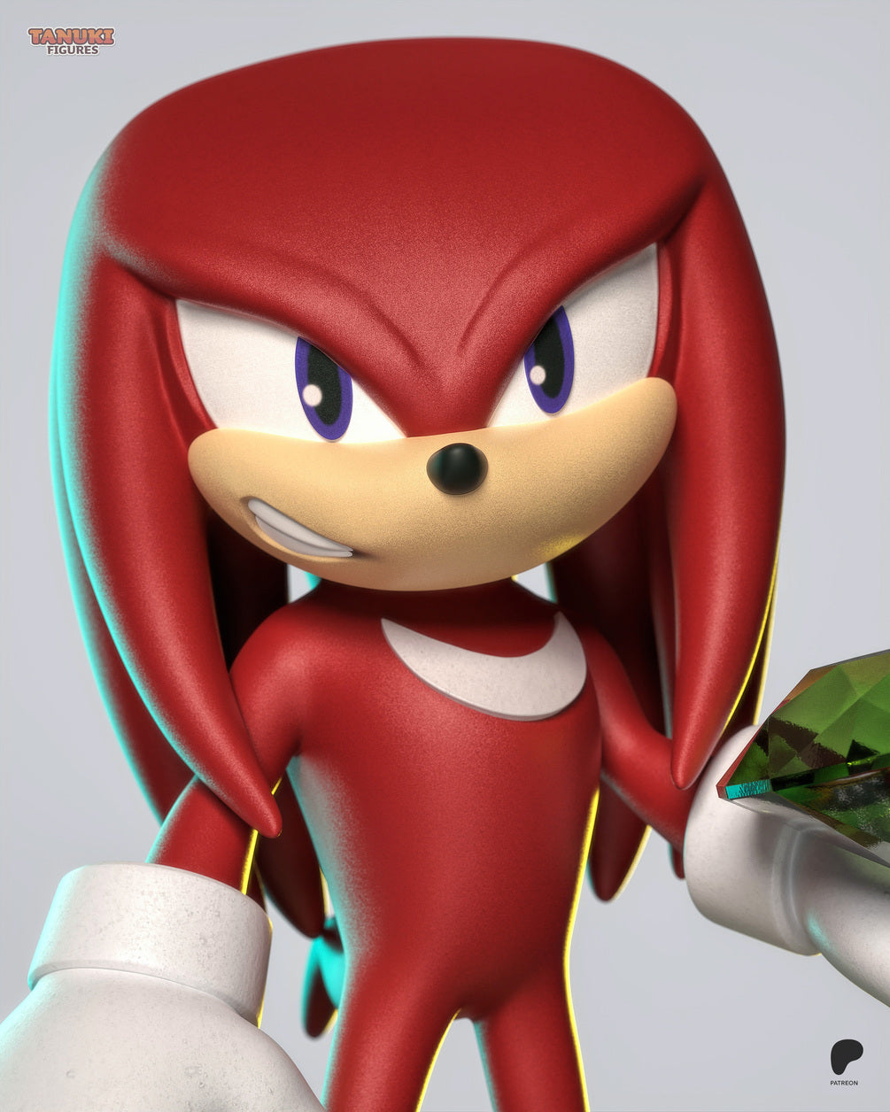 Knuckles the Echidna Custom Resin Statue – High-Detail Gaming Collectible