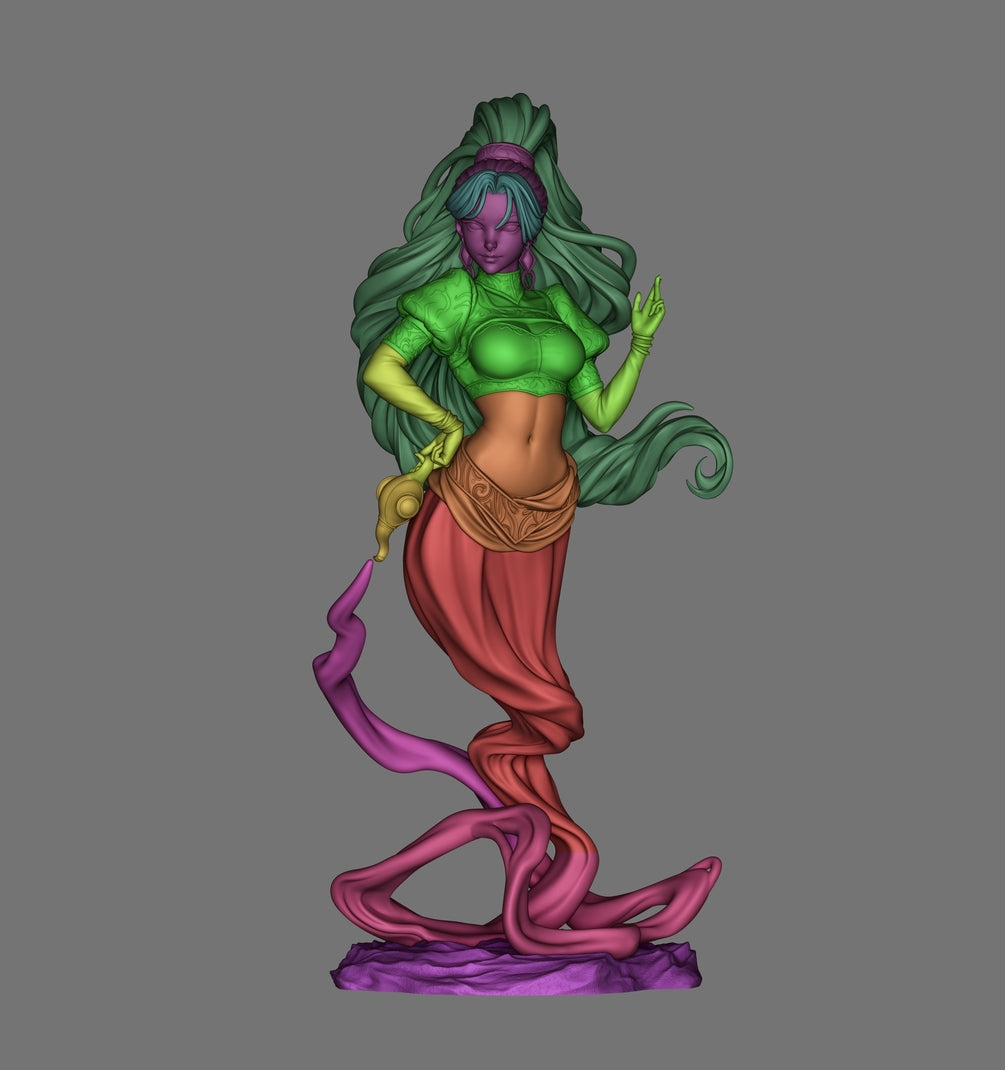 Djinn Statue by CA 3D | 3D Printed Resin Figurine – Billy Bones Emporium