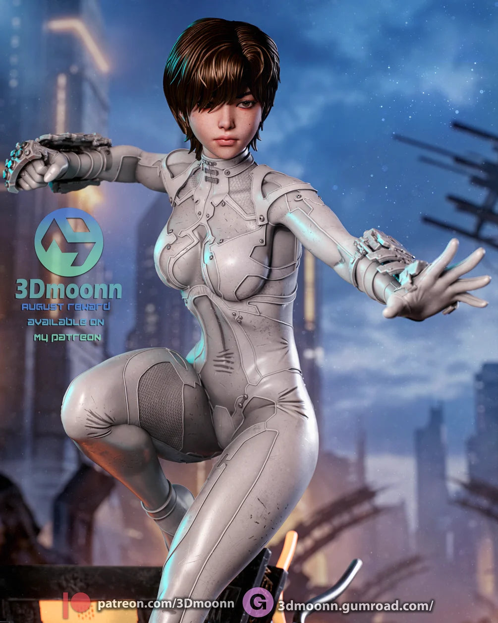 Evie Statue 1/6 Scale - Stellar Blade Blood Rain | Billy Bones Emporium