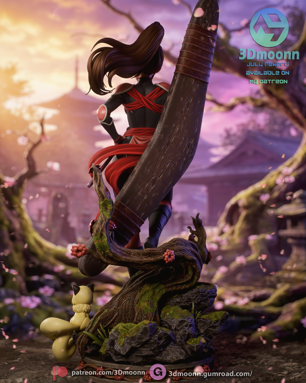 Sango & Kirara Statue 1/6 Scale - InuYasha | Billy Bones Emporium