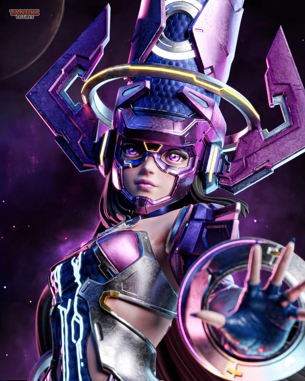 Galacta Custom Resin Statue – High-Detail Cosmic Collectible Figure