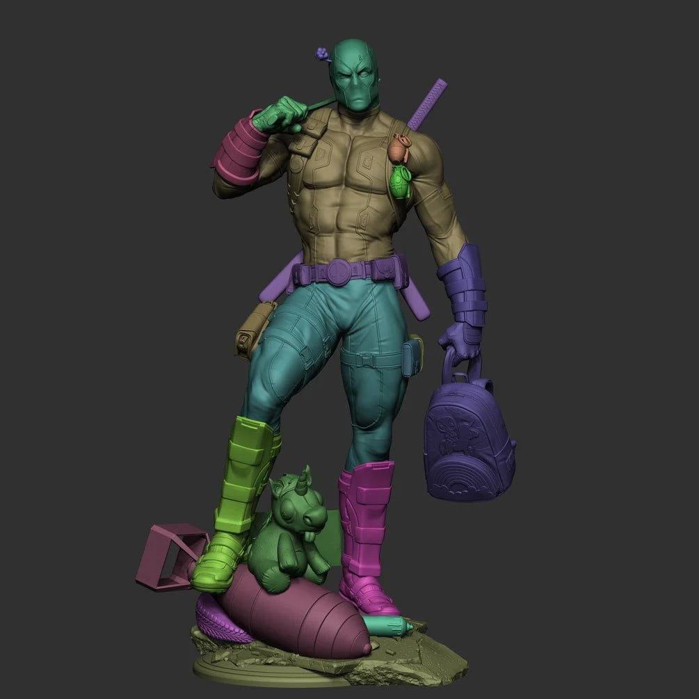 Deadpool Statue by CA 3D | 3D Printed Resin Figurine – Billy Bones Emporium