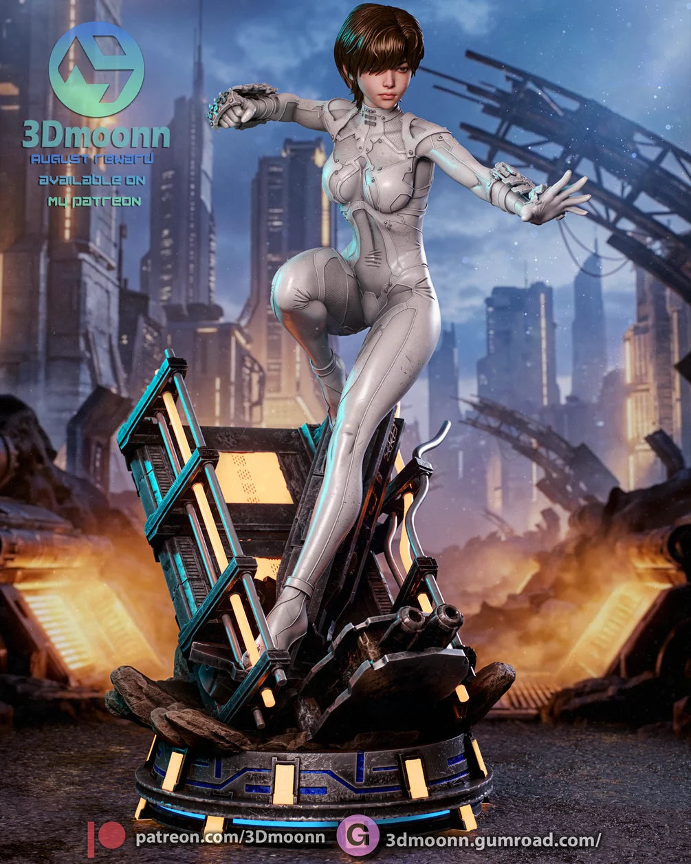 Evie Statue 1/6 Scale - Stellar Blade Blood Rain | Billy Bones Emporium
