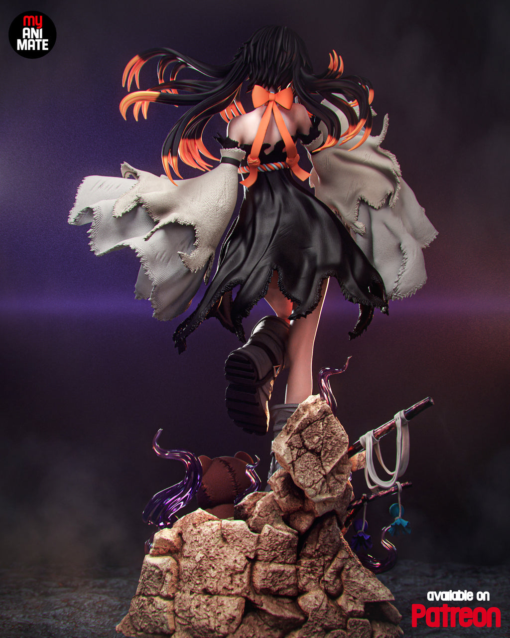 Amo 1/8 Scale Statue | Gachiakuta Custom 3D Printed Resin Model Collectible