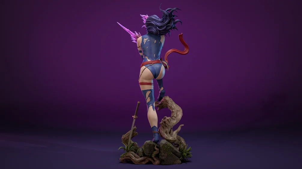 Savage Lands Psylocke – Premium Resin Statue / Garage Kit (1/9 & 1/6 Scale) | CA 3D