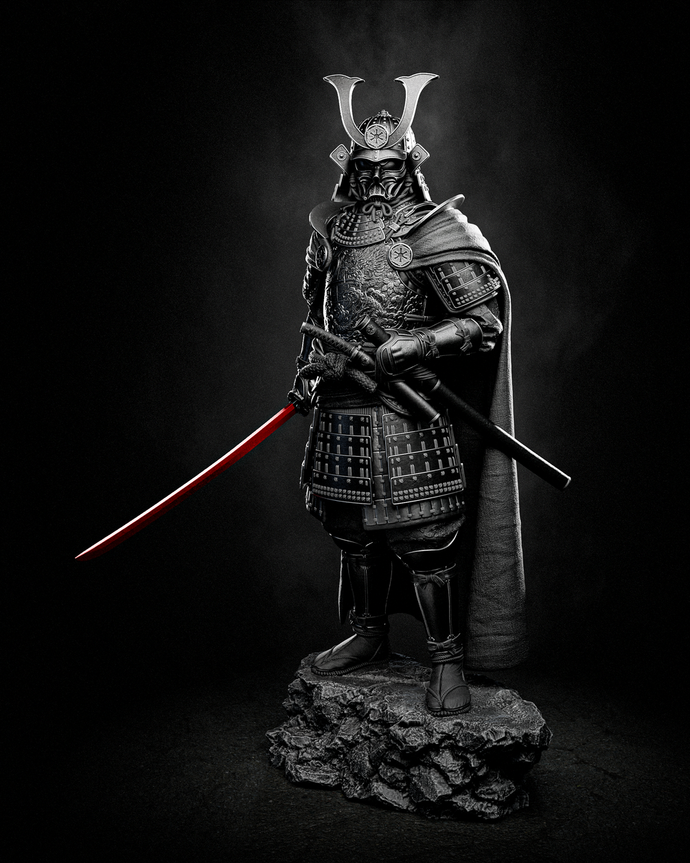 Samurai Darth Vader – Premium Resin Statue / Garage Kit (1/9 & 1/6 Scale) | CA 3D