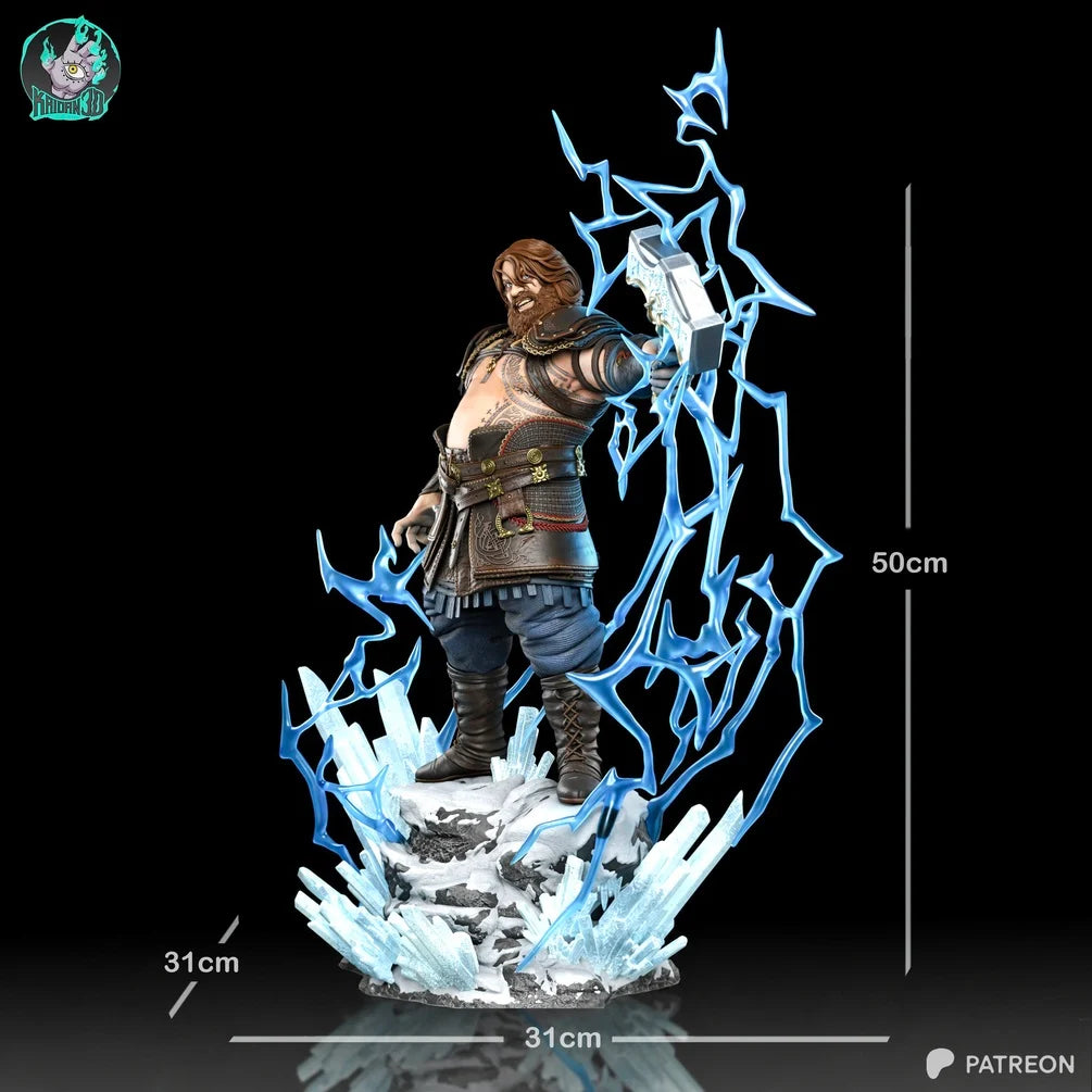 Thor God of War Ragnarok Statue XL - Billy Bones Emporium